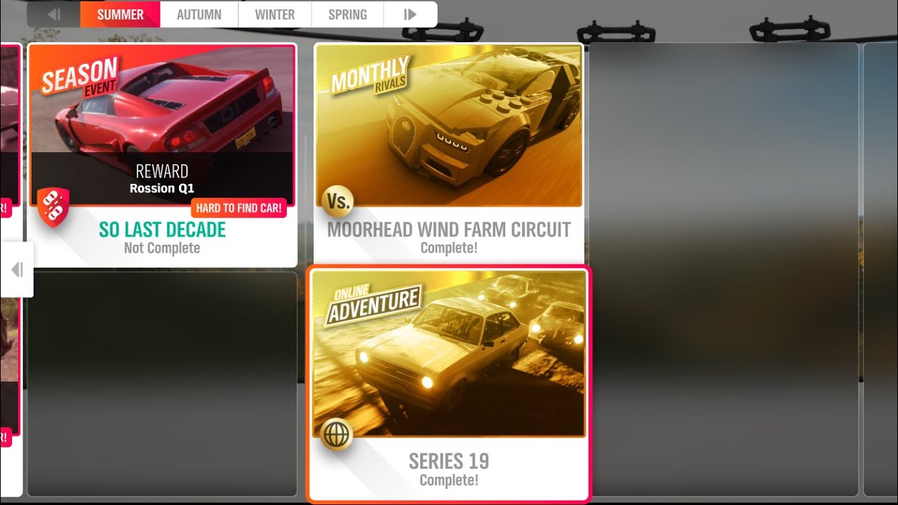 SERIES 19 | WIN ONLINE ADVENTURE & MONTHLY RIVALS | Reach 24% Completion | Summer Season | Horizon 4