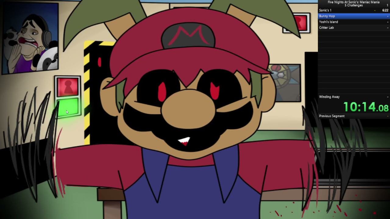 Five Nights At Sonic's Maniac Mania Speedrun (5 Challenges)