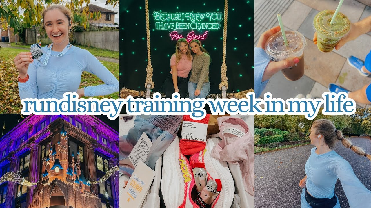 Видеоблог о тренировках к марафону RunDisney + Рождество в Лондоне 🏃‍♀️✨🎄