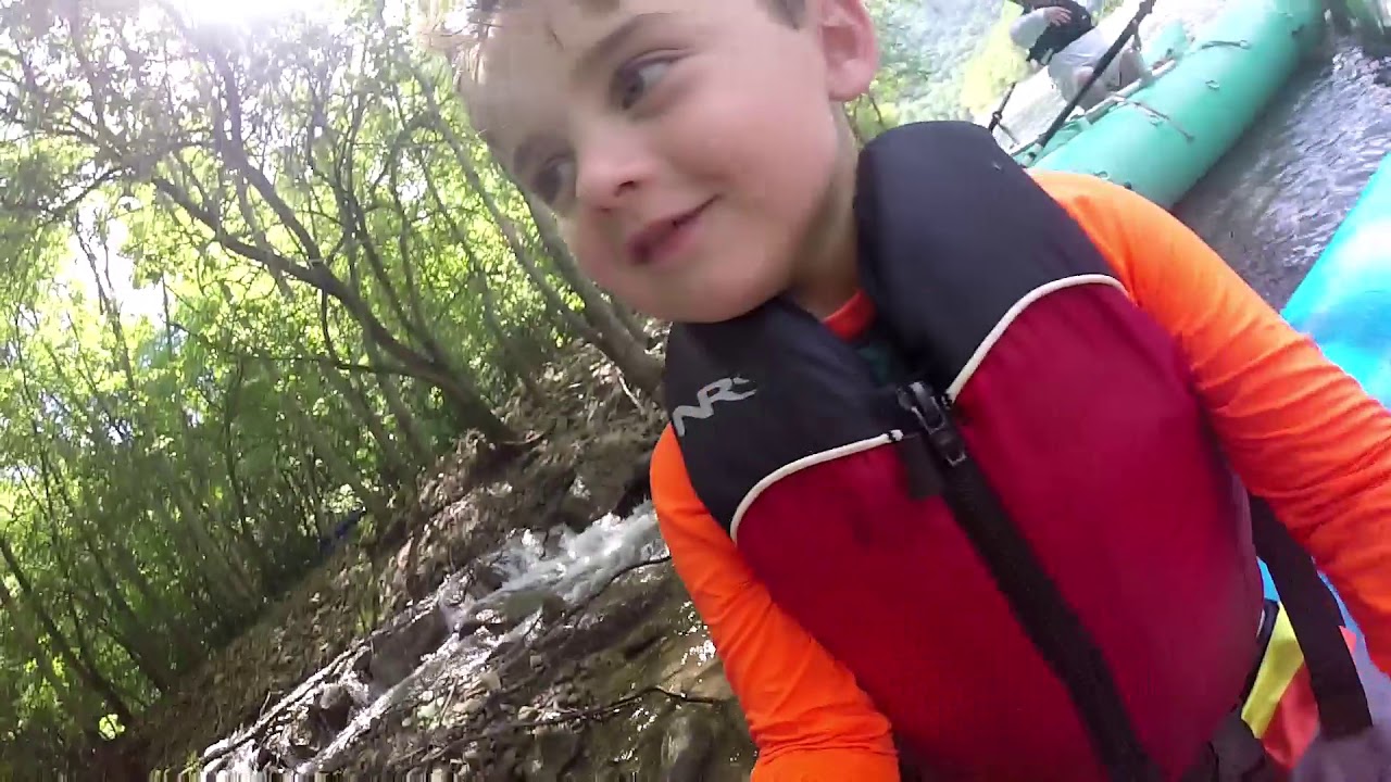 Kids Rafting on the Upper New River