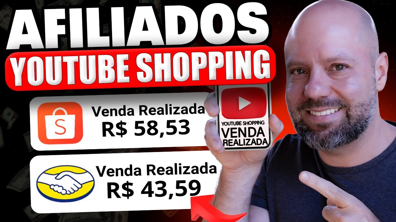 NOVIDADE AFILIADO SHOPEE E MELI: Programa de Afiliados Do Youtube Shopping Chegou!