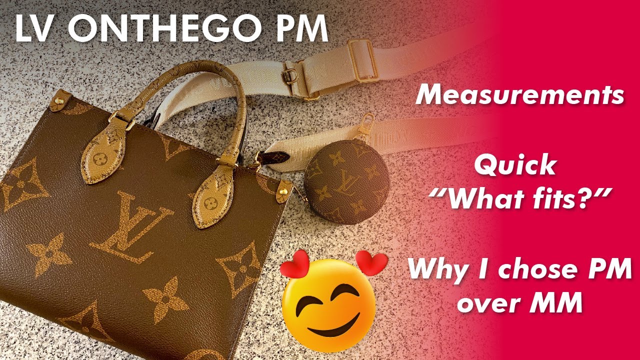Louis Vuitton Onthego PM Canvas Monogram | Unboxing, Measurements, What Fits, Is It Worth It?