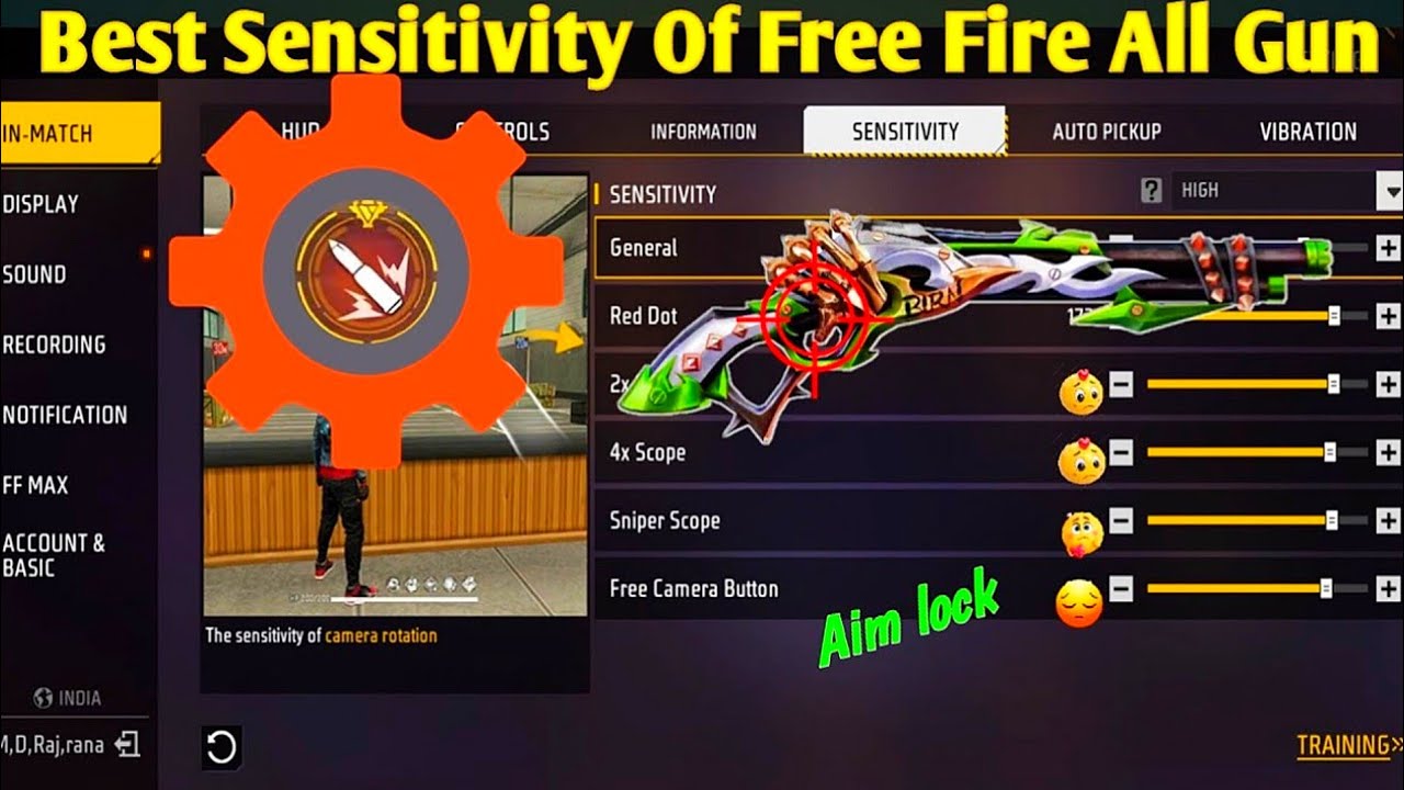FREE FIRE Best Sensitivity 2026 🔥 100% Headshot Trick!