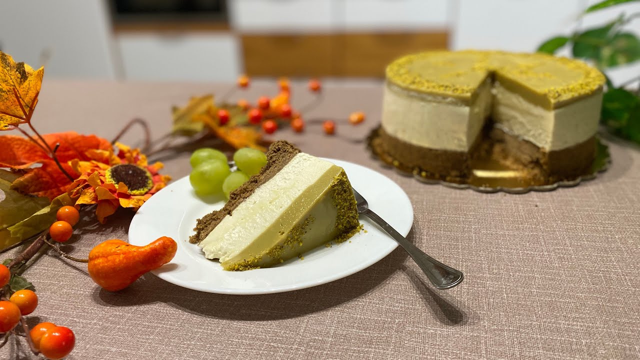 Cheesecake Cu Brânză Philadelphia Și Cremă De Fistic 😍