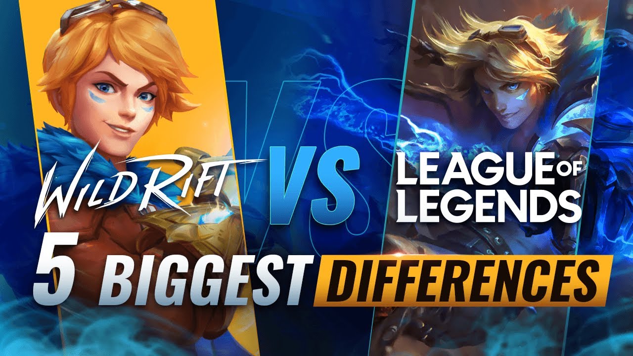 5 BIGGEST Differences Between Wild Rift & League of Legends