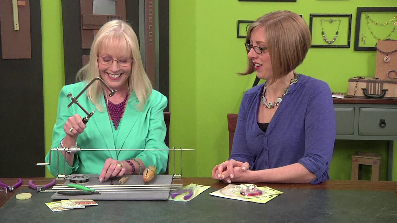 Learn how to make your own jump rings on Beads, Baubles and Jewels with Lauren Andersen (2012-3)