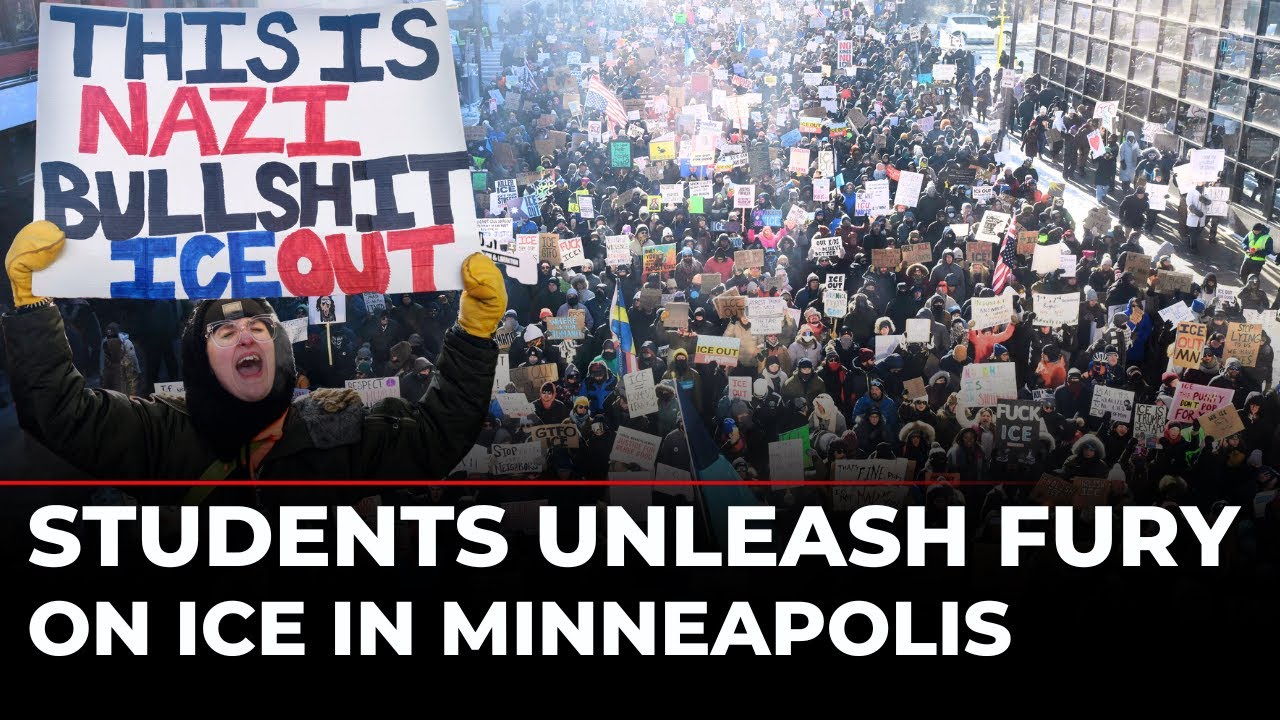 Anti-ICE Rally LIVE: Minnesota Students Boil Over ICE Shooting as National Outcry Grows | Trump News