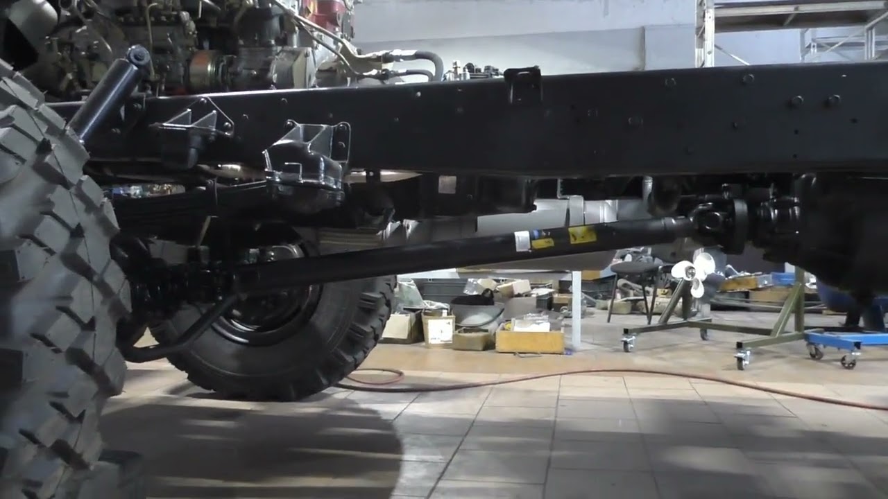 Карданные валы. Проект ГАЗ66 Проходимец.