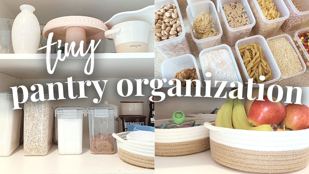 TINY PANTRY ORGANIZATION 2022 || TINY KITCHEN PANTRY AMAZON || Taylor Marie Motherhood