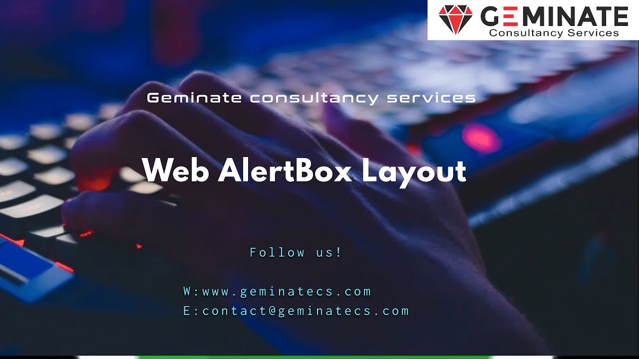 Web Alertbox Layout [ www.geminatecs.com ]