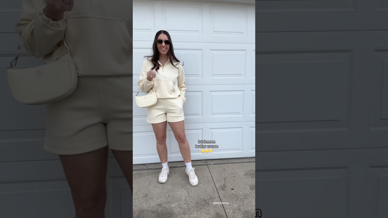 ⁠@lululemon ootd: butter cream 💛 #lululemon #lululemoncreator #lululemonootd