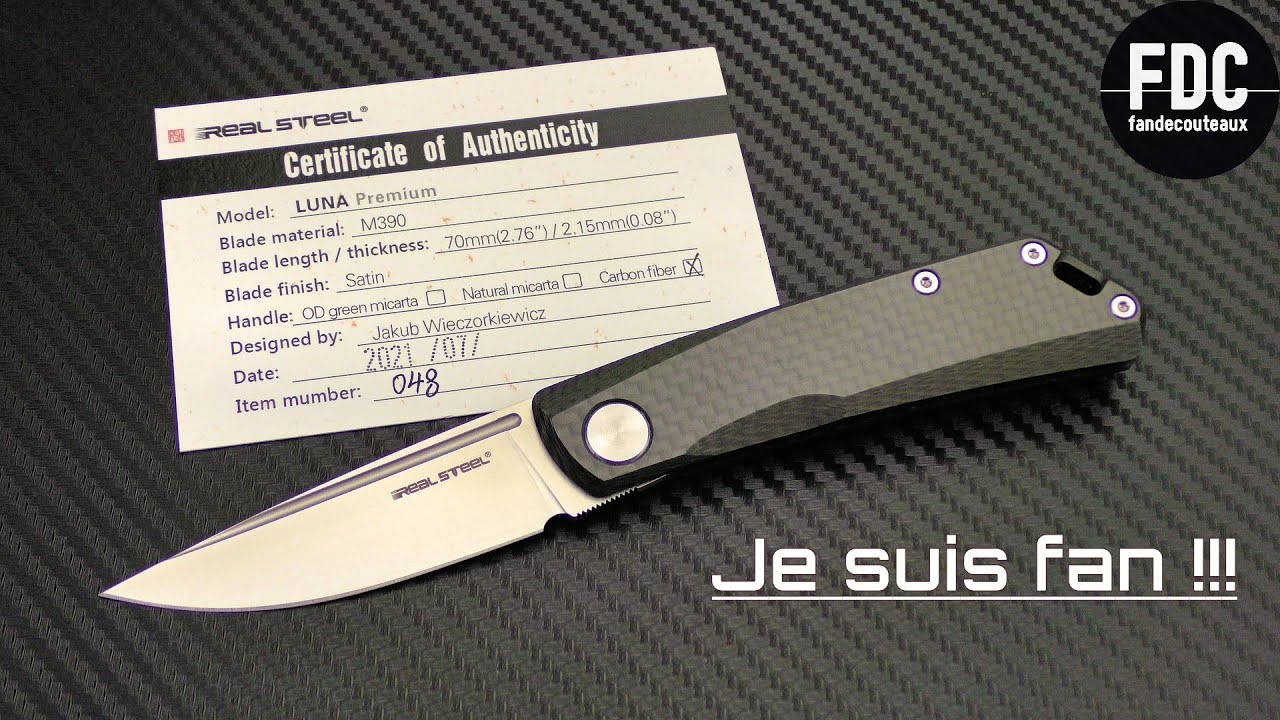 Real Steel LUNA - Le couteau de poche "presque" parfait !!!