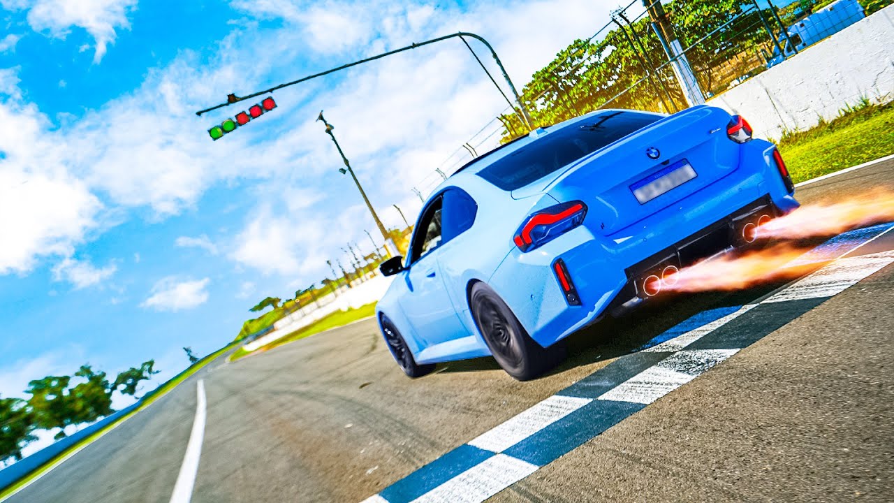 ACELEREI TUDO MINHA BMW M2 NO AUTODROMO  *  esse carro é muito perigoso *