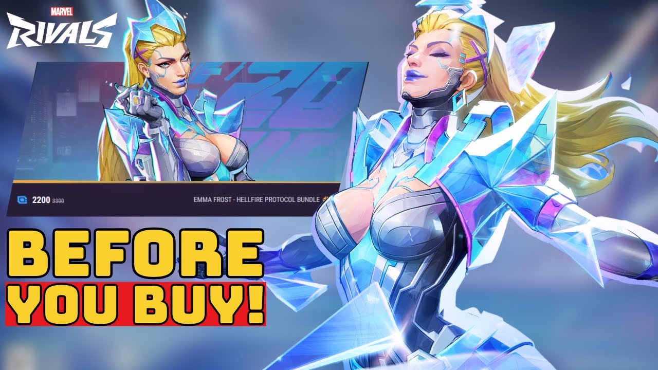 Emma Frost Hellfire Protocol Skin Showcase | Before You Buy - Marvel Rivals