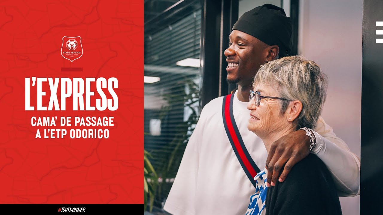 Eduardo Camavinga de passage à l'ETP Odorico