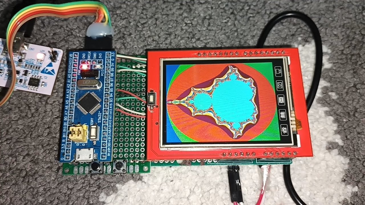 MANDELBROT STM32 TFT STM32F103 ST7789