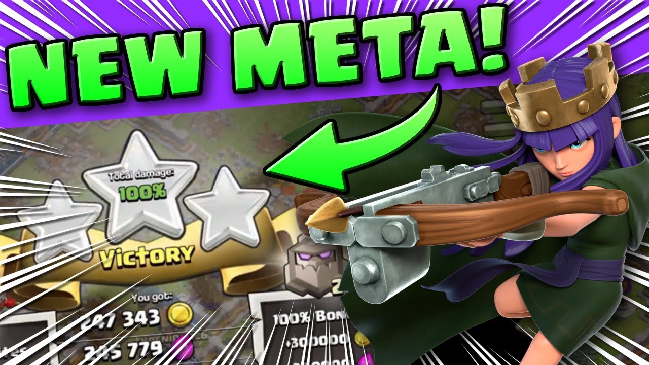 🔥 NEW META CLASH OF CLANS ATTACK TUTORIAL 🔥 – 🏹 OMEGA ARCHER QUEEN 🏹