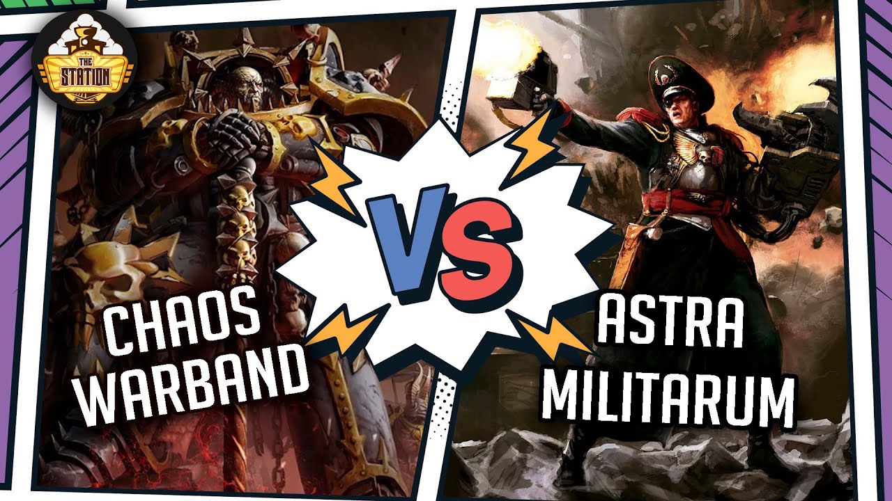 Chaos Warband vs Astra Militarum I Нарративный репорт I Warhammer 40000