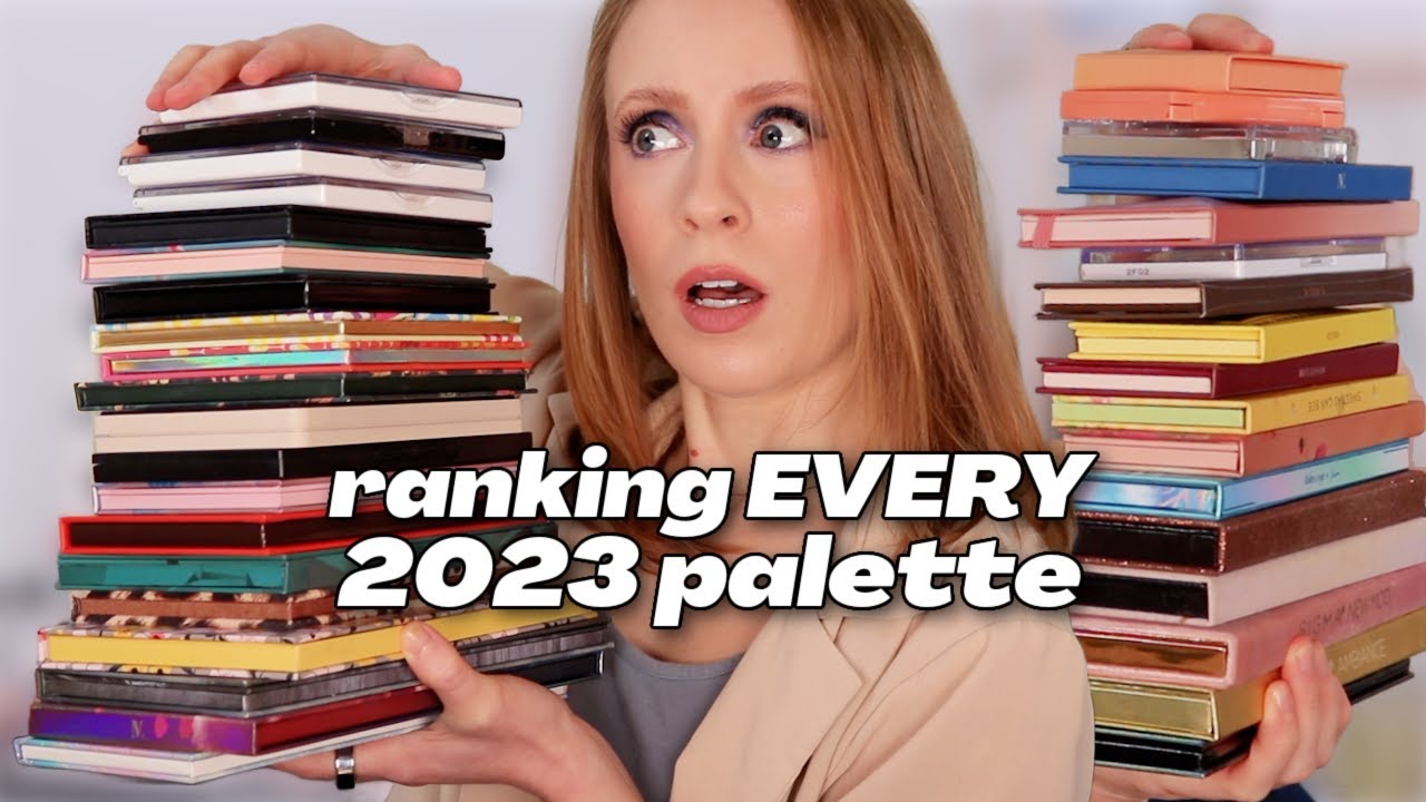 Ranking All My Palettes By ACTUAL Usage... my #1 shocked me