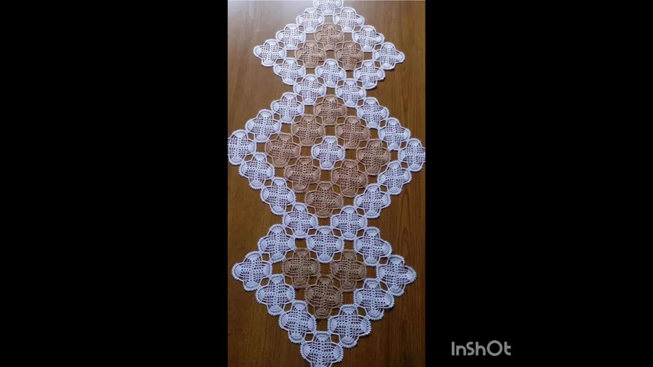 Crochet Table Runner Design #crochet # Table Runner....# Table mat....