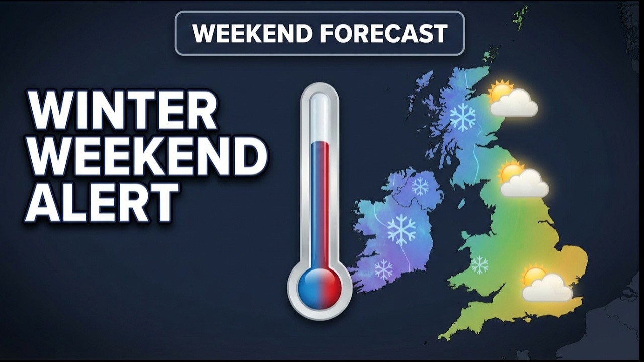 Прогноз погоды на выходные в Великобритании и Ирландии: морозное начало дня, местами снег, затем ...