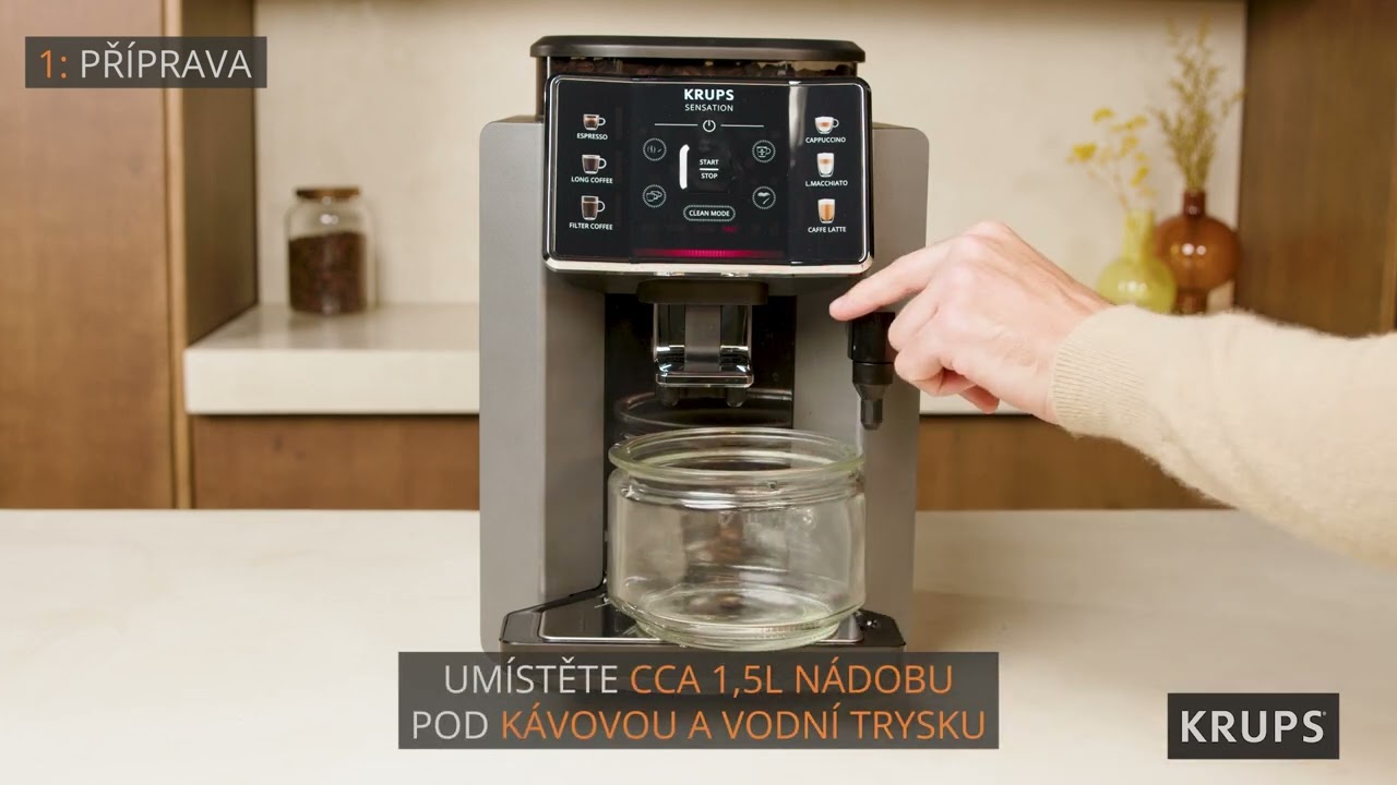 (CZ) KRUPS Sensation Milk - Odvápnění vašeho kávovaru