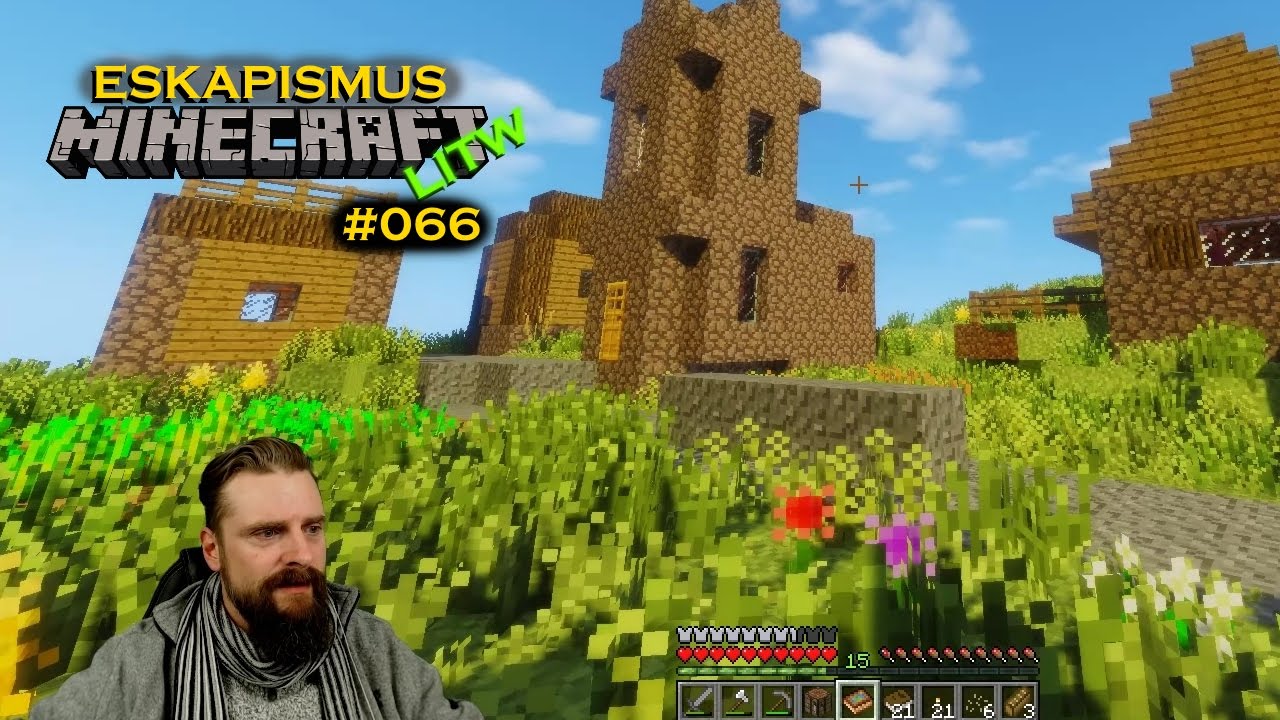 Dorf in unserer Nähe & Lavastein ♦ Eskapismus #066 [ minecraft LITW ]