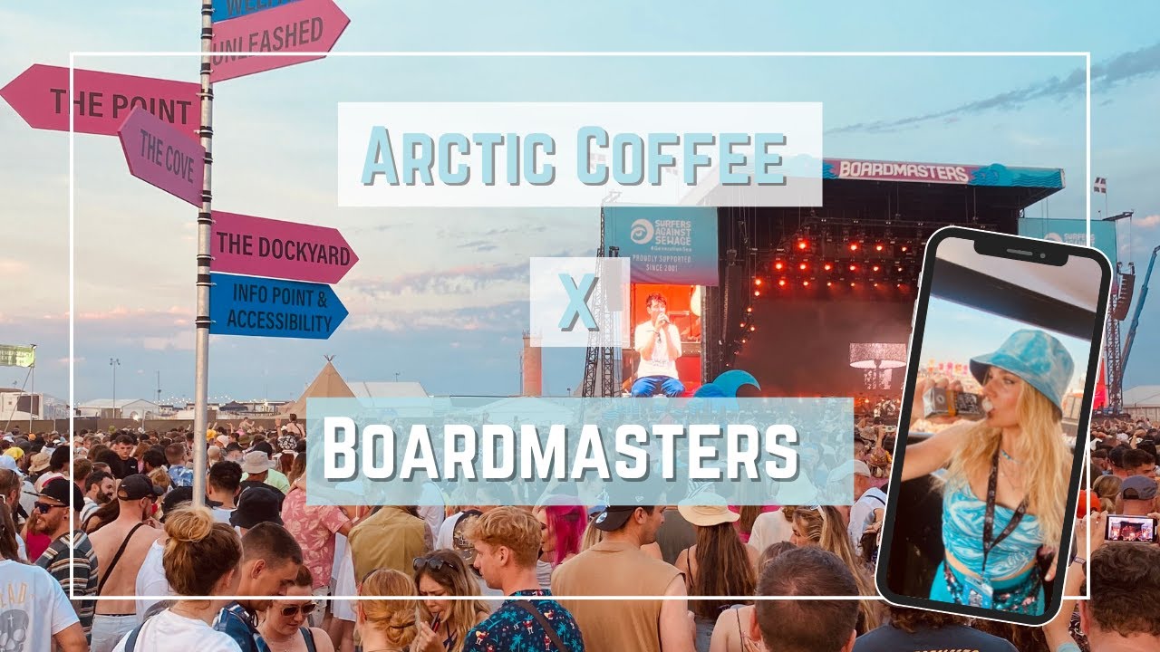 BOARDMASTERS 2022 WITH ARCTIC COFFEE | Festival Van life in Newquay, Cornwall! VW T5 Campervan vlog
