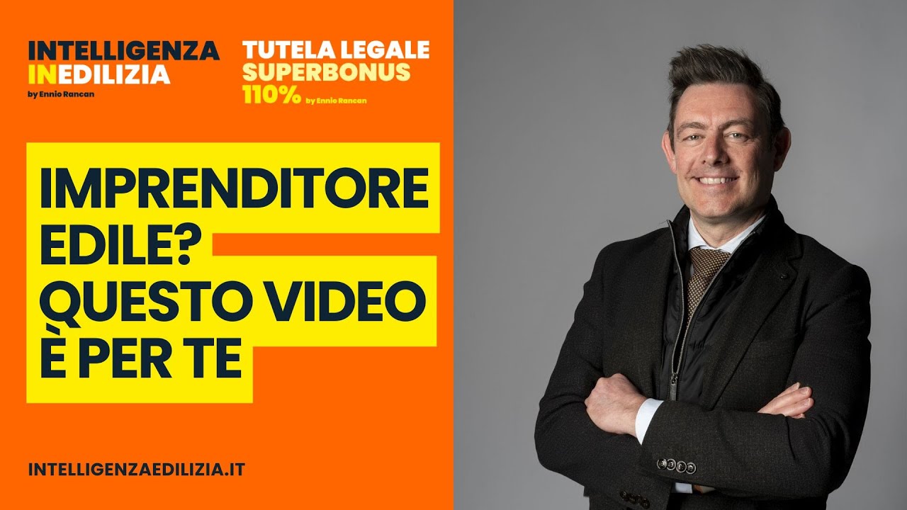 IMPRENDITORE EDILE? Questo video &egrave; una sorpresa per te