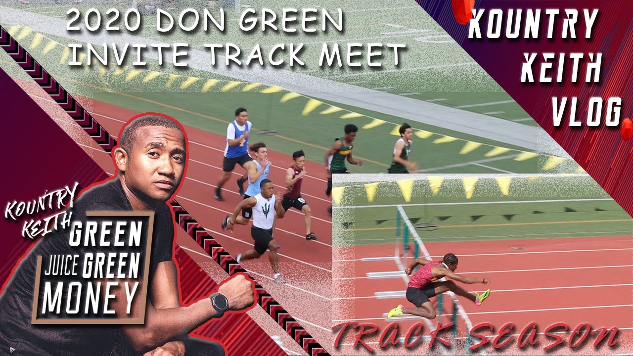 2020 Don Green Invitationals 100m, 200m, 110m Hurdles | MOORPARK HIGH SCHOOL  | TRACK MEET VLOG