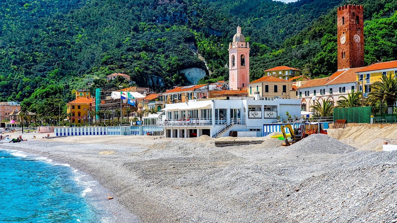 Italy - Savona - Noli  - Walking Tour 4K [Best of Italian Riviera] / Liguria- most beautiful town