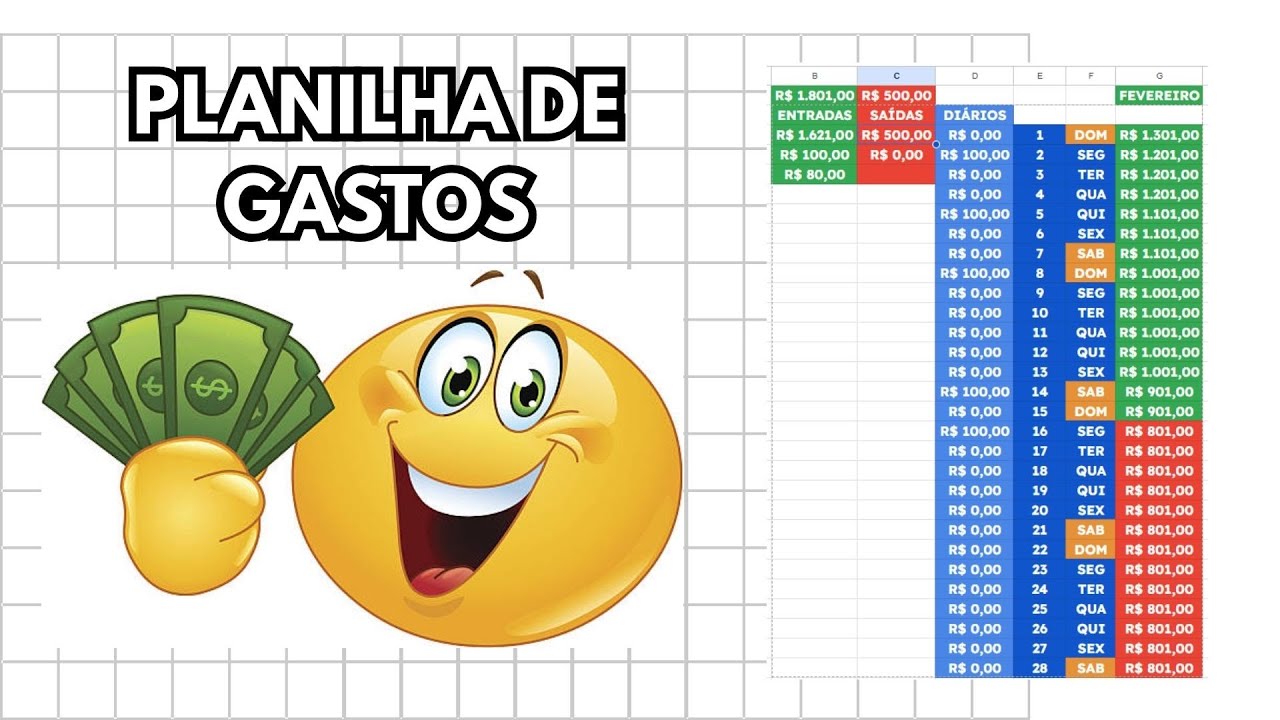 💸 COMO ORGANIZO MEUS GASTOS NA PRÁTICA (PLANILHA REAL)
