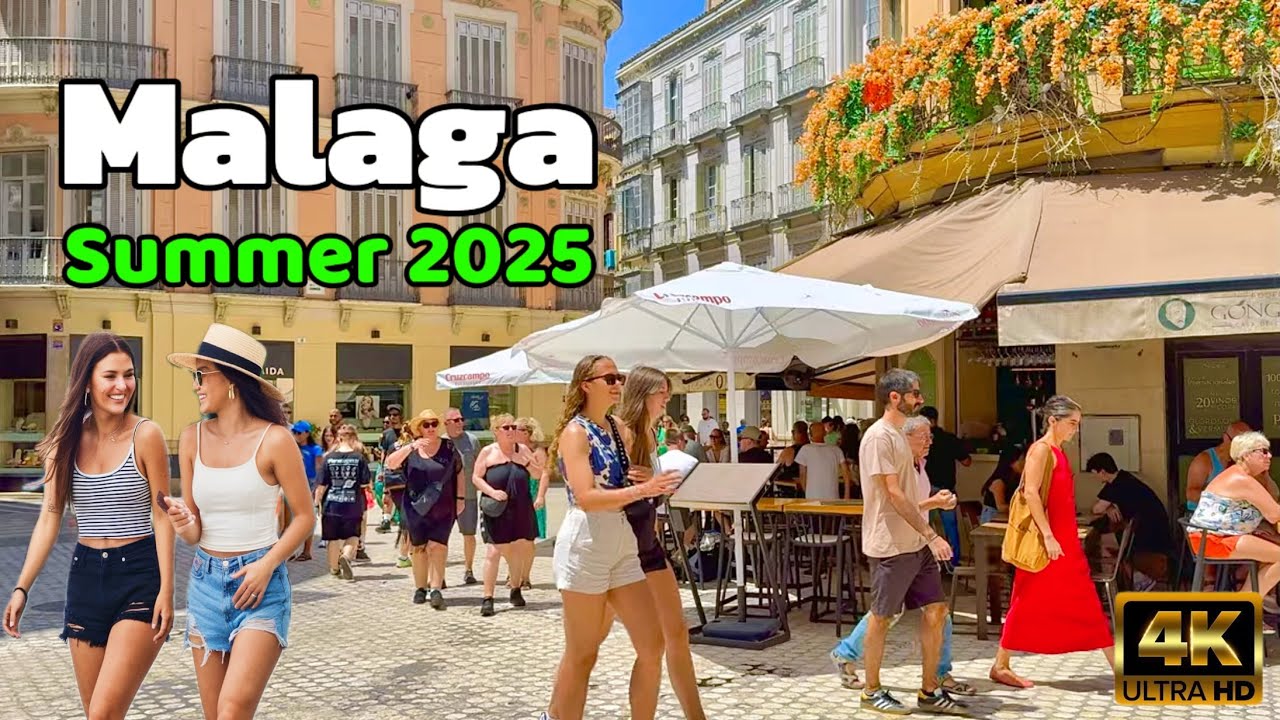 Malaga Like You’ve Never Seen It Before | Summer 2025 Walking Tour [4K]