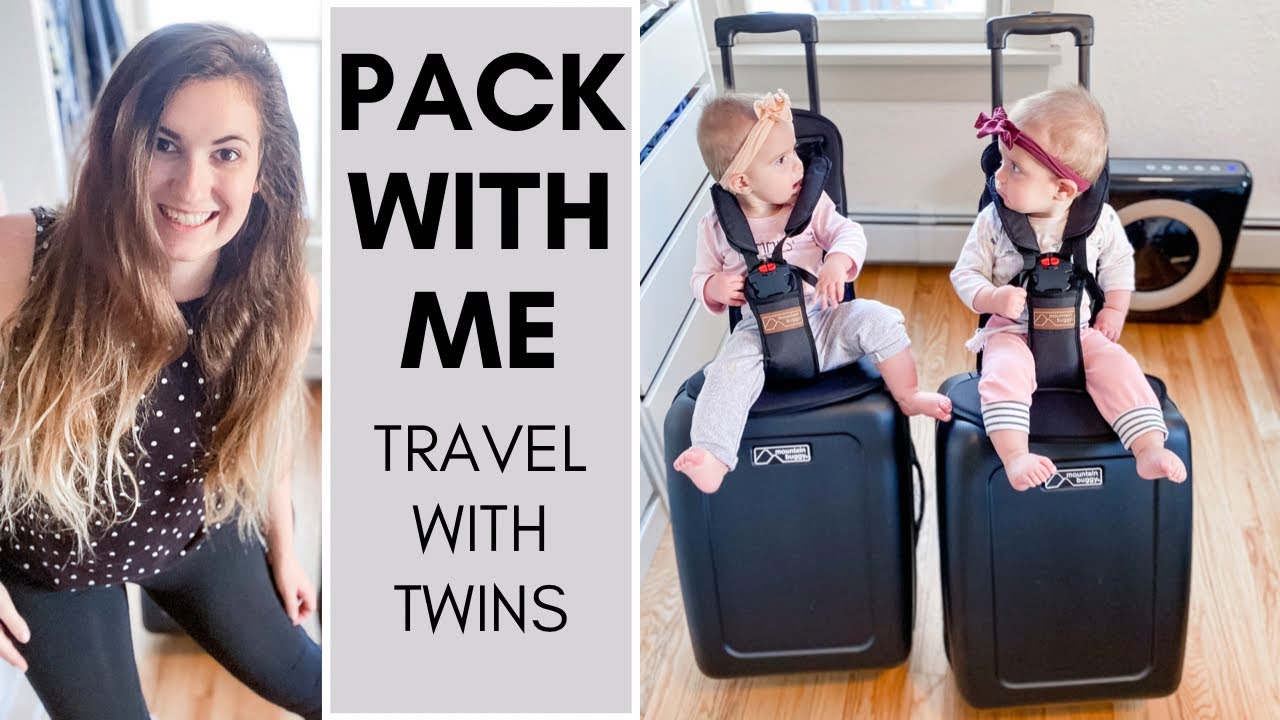 PACK WITH ME | TRAVELING WITH TWINS INTERNATIONALLY FOR A WHOLE MONTH | FLYING TO GERMANY