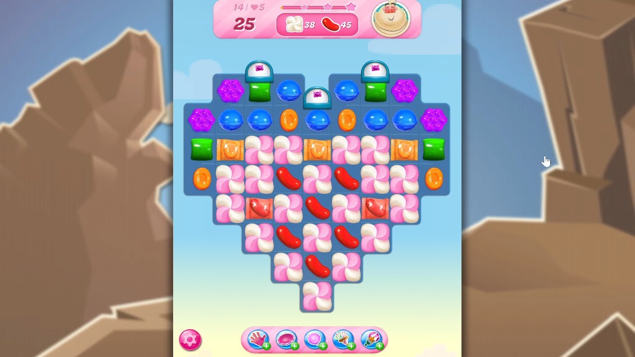 Candy Crush Saga LEVEL 14 NO BOOSTERS (new version)🐟☑️