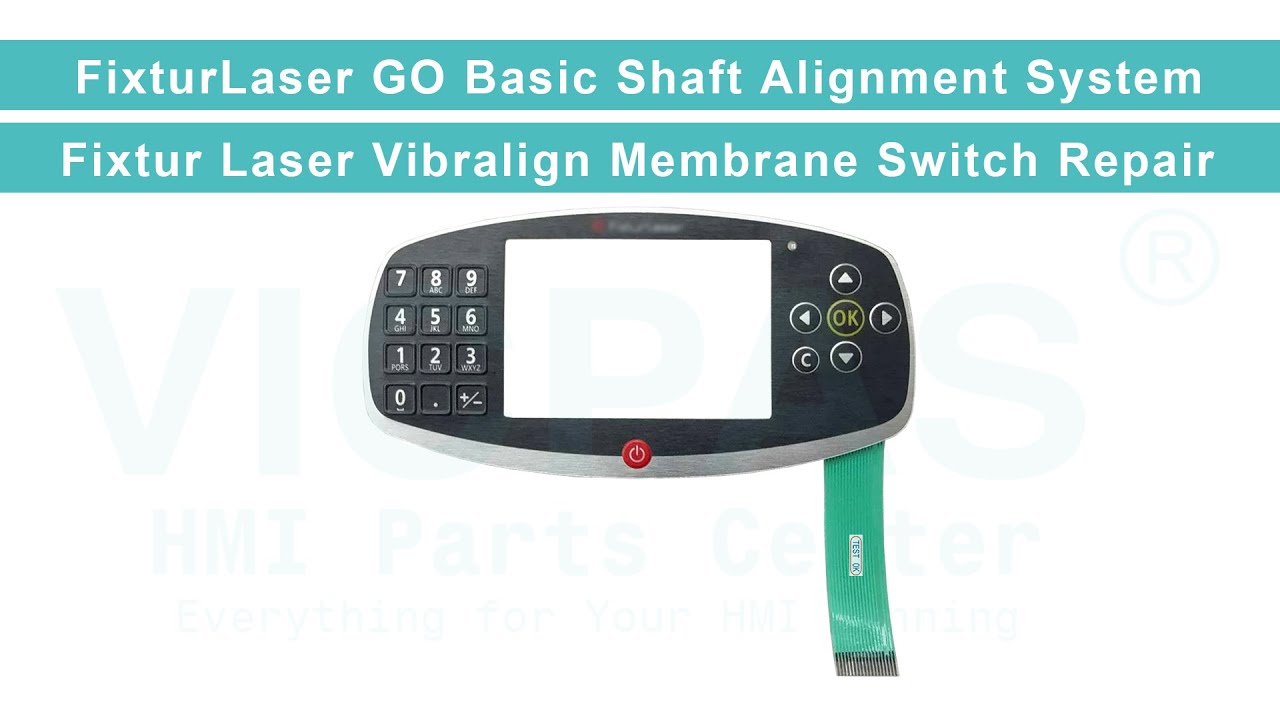 FixturLaser GO Basic Shaft Alignment System Fixtur Laser Vibralign Keypad Membrane Replacement