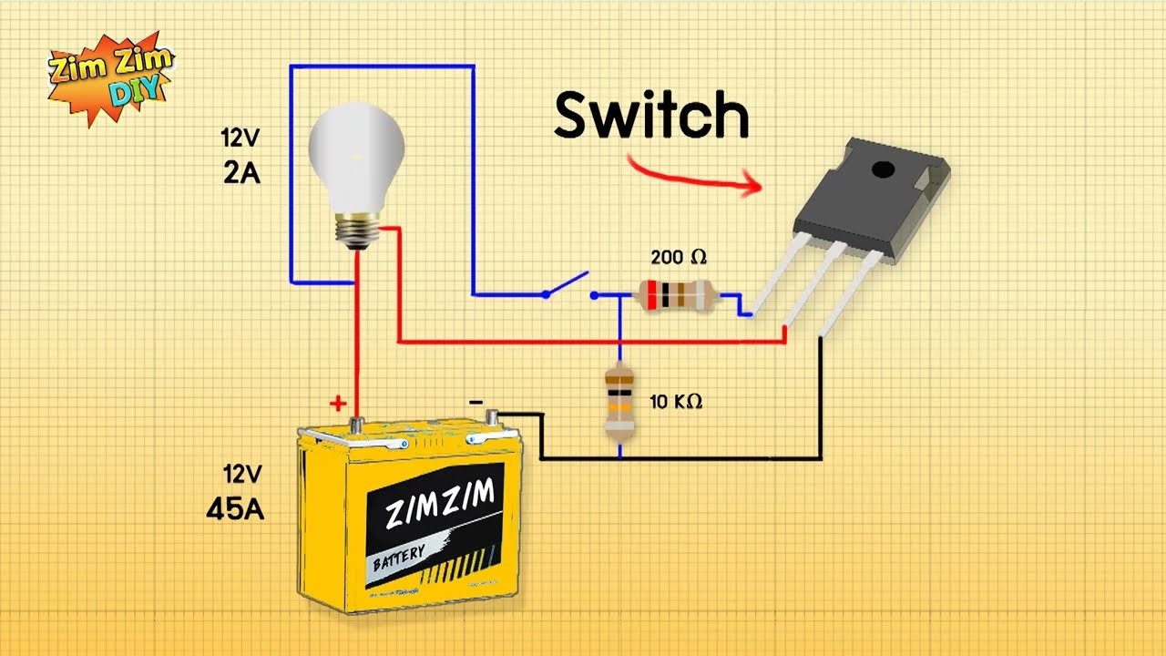 MOSFET EP.2 Как подключить 1 MOSFET...!! Использовать его как выключатель....простой способ. Как ...