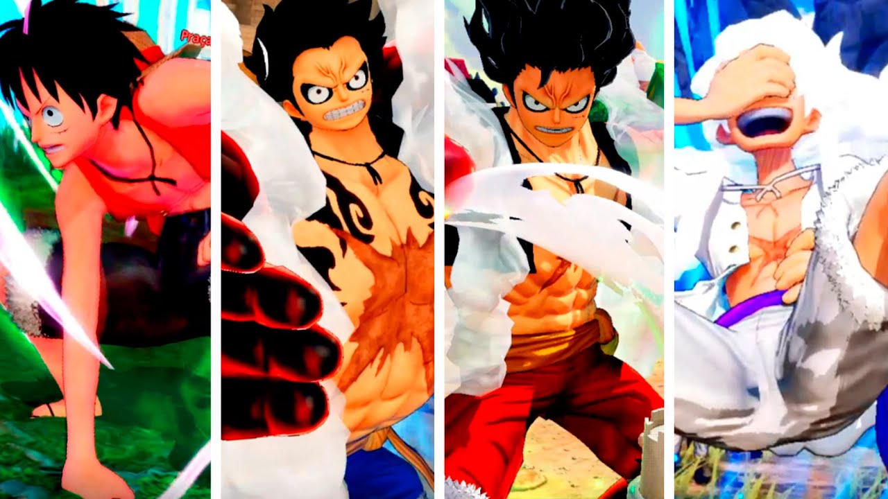 EU TESTEI TODAS AS TRANSFORMAÇÕES DO LUFFY NO MELHOR JOGO DE ONE PIECE!