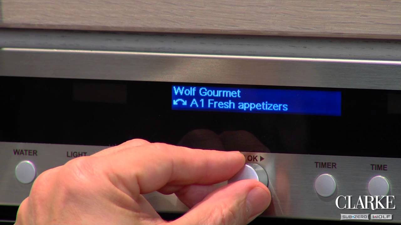 Kitchen Confidence: Wolf Gourmet mode on the Convection Steam Oven