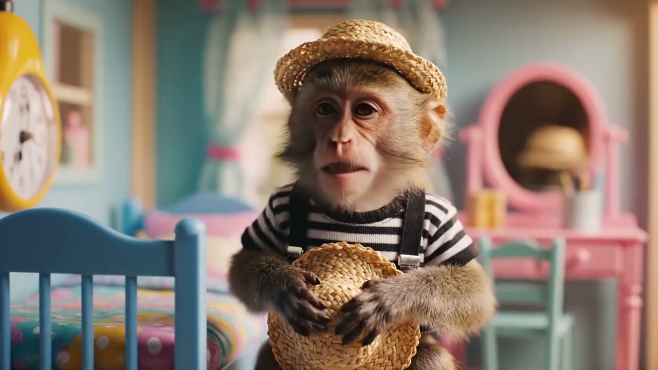 Bili Bili Monkey Buys Fruit At The Market