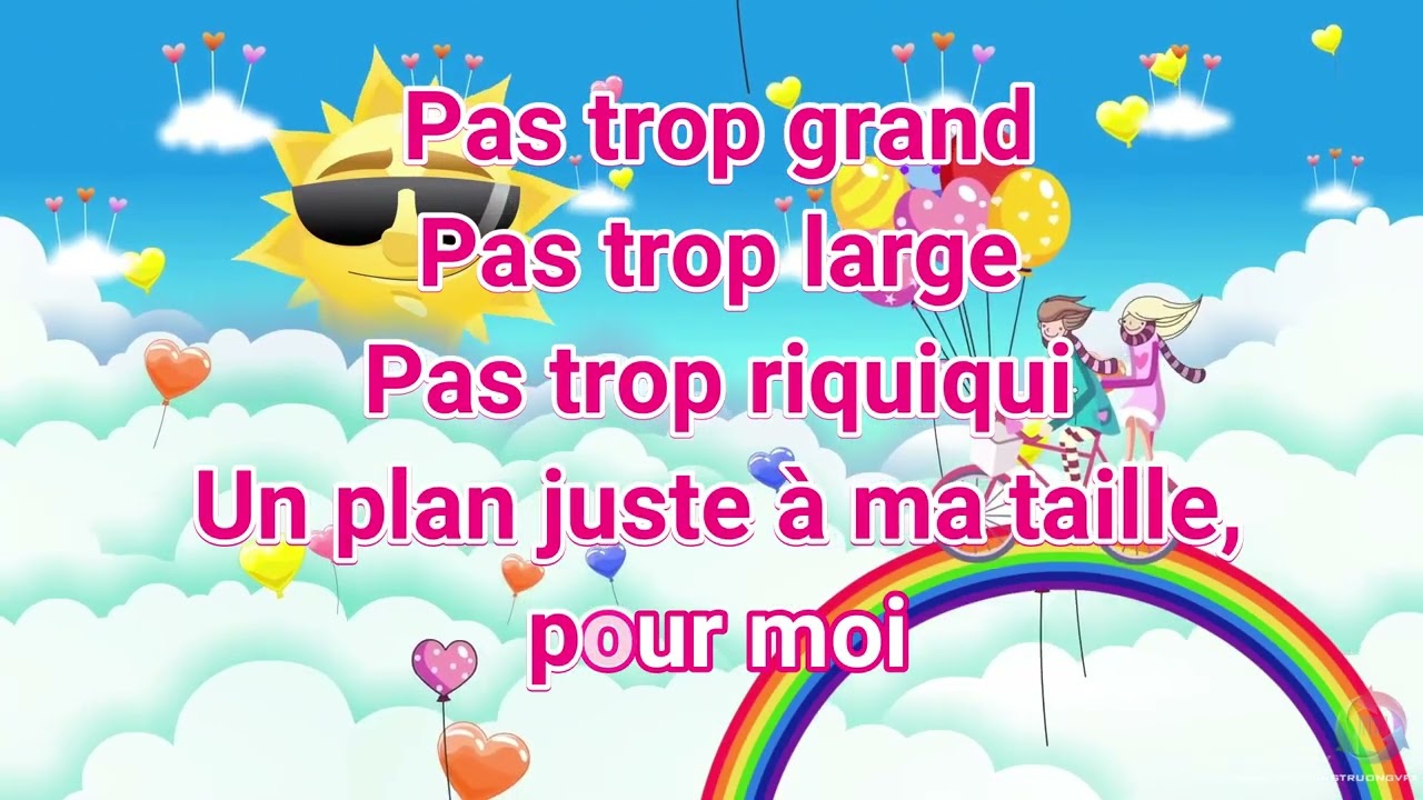 JUSTE A MA TAILLE - Louange enfant chant chrétien Bible