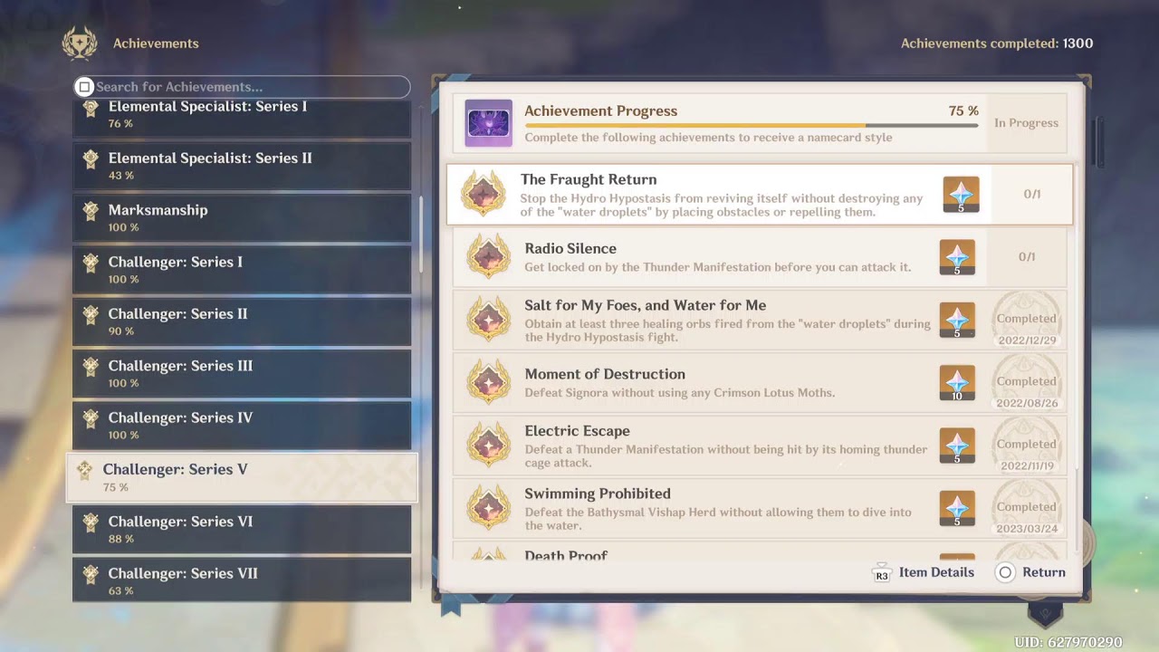Genshin Achievement Farming