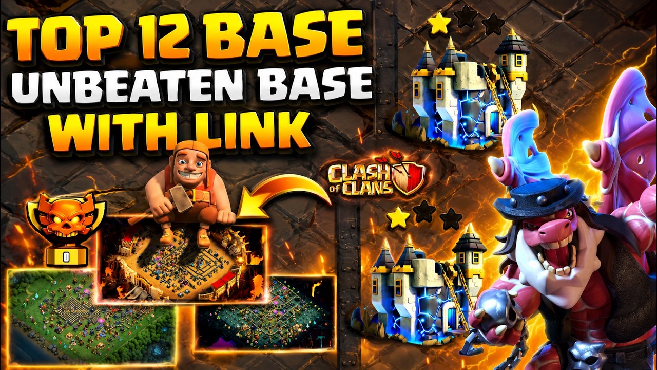 Top 15 TH18 Anti Meta Bases | Best War + Legend League Base Link | Anti Dragon & Throwers Base | COC