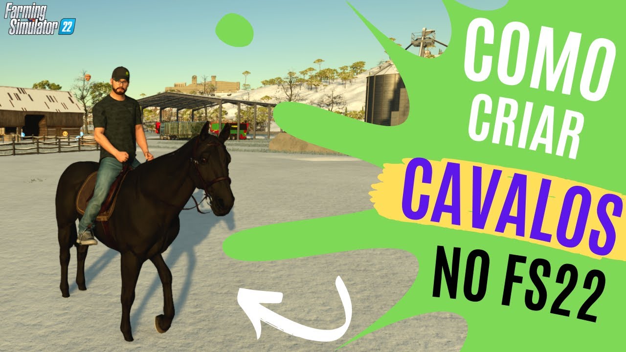 Tudo que você precisa saber sobre CAVALOS no Farming Simulator 22