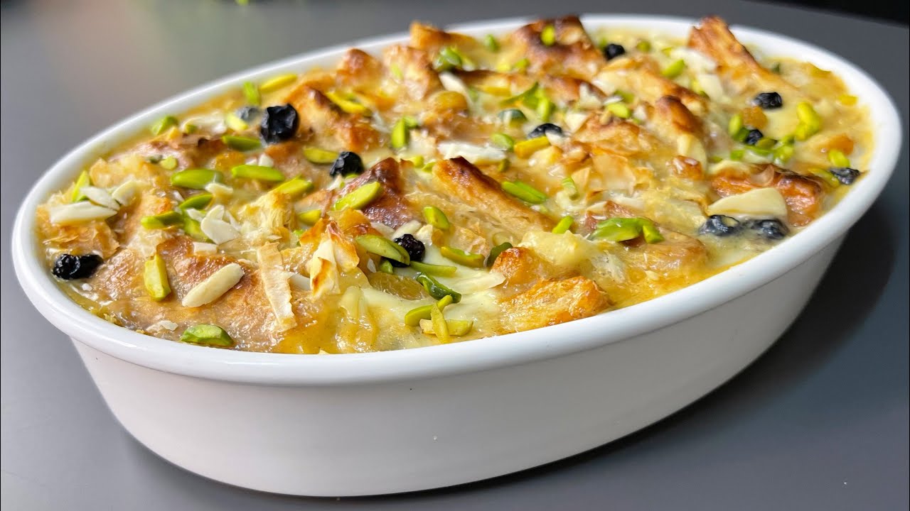 Popular Arabian Dessert Recipe Umm Ali Recipe By cooking with sariya