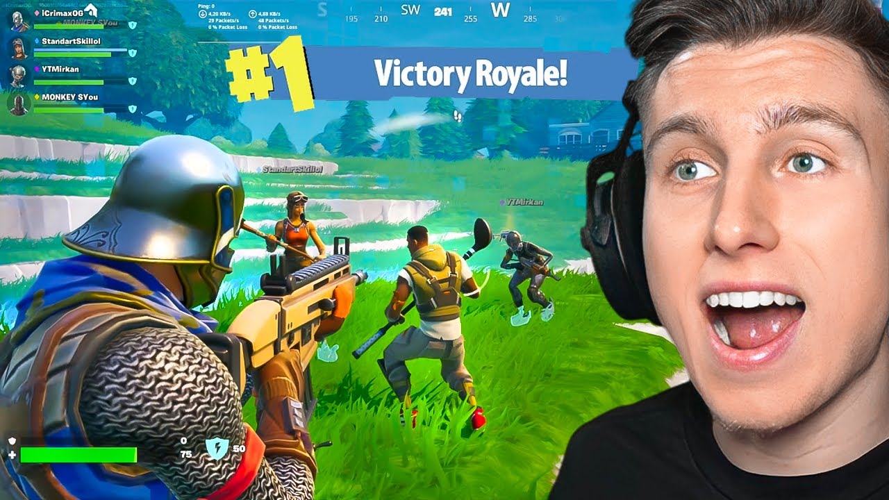 Meine ERSTE RUNDE in FORTNITE OG! 😍 (Sehr Emotional)