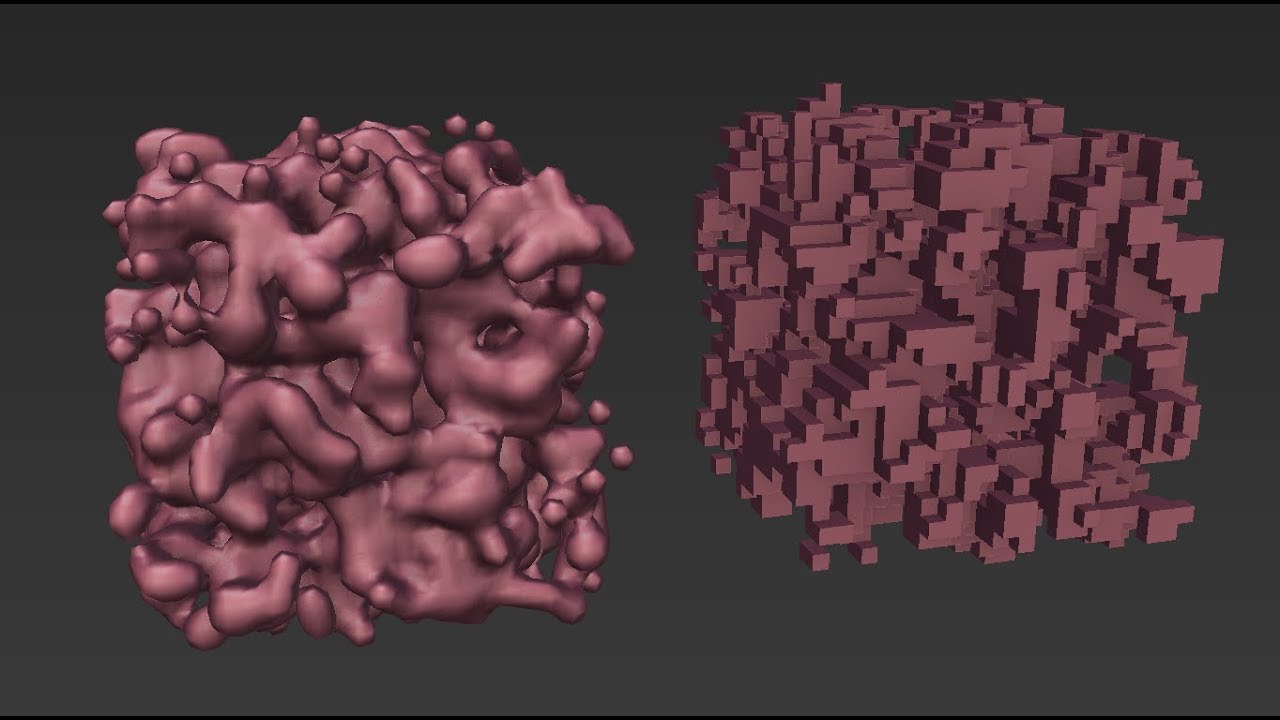 LIVENODING 964  / SV Point Cloud MetaBalls with 3D Noise Masking