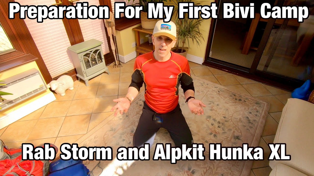 Alpkit Hunka XL & Rab Storm - Prep For My First Bivi Camp