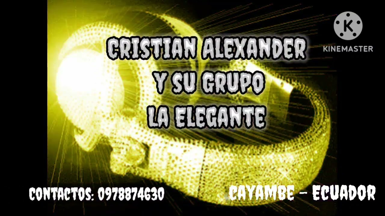 Grupo musical La Elegante de Cristian Alexander  mix chichas 2023......