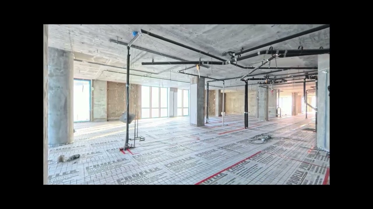 Condo Design in Bal Harbour, Florida (Gutted and Layout Taped for Walkthrough)